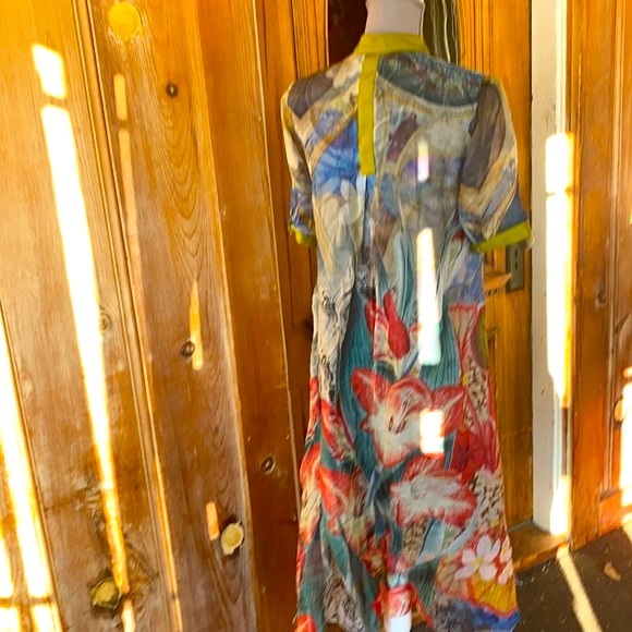 🌹Vintage %100 Silk Dress🌹Delicate & beautiful🌹 - Picture 10 of 16